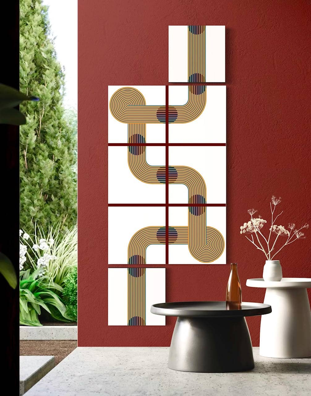 Arte Conexiones Vibrantes por Justo Vera-Ayestaran.