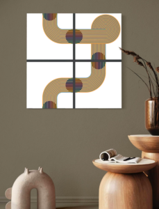 FLUJO 4 Cuadrado - VIBRANT CONNECTIONS by Justo Vera.