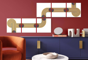 FLUJO 6 Horizontal - VIBRANT CONNECTIONS by Justo Vera