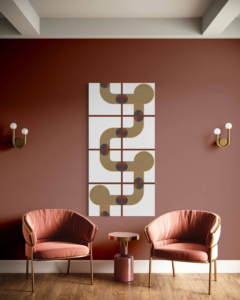 FLUJO 8 Vertical - VIBRANT CONNECTIONS by Justo Vera