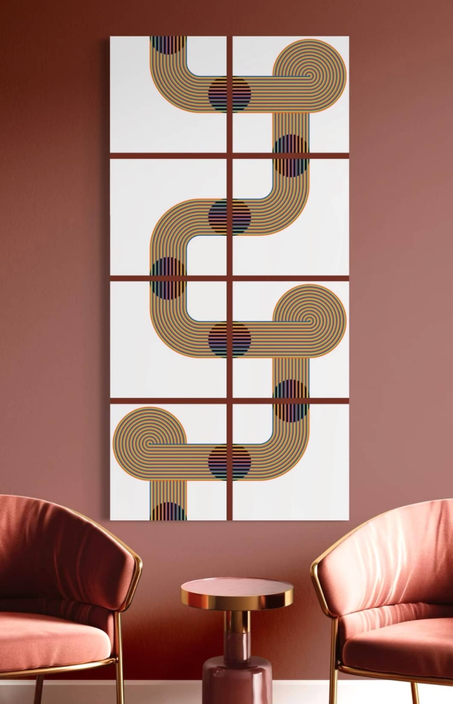 Wall art kinetic modular - Justo Vera